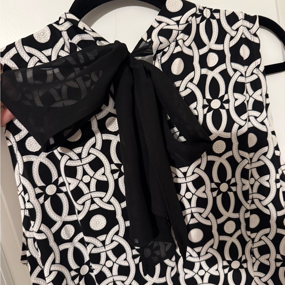 Signature by Robbie Bee Black and White Sheath Midi Dress - Picture 4 of 7